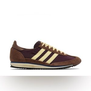 Adidas Women's Brown and Cream Sneakers